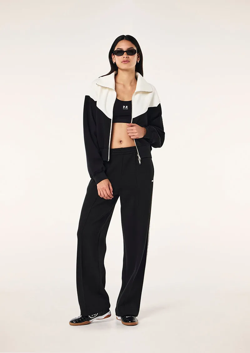 TRIUMPH JACKET IN BLACK & WHISPER WHITE sold by P.E Nation product image thumbnail 5