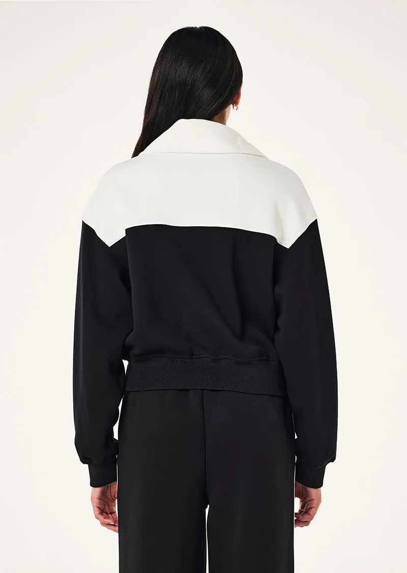 TRIUMPH JACKET IN BLACK & WHISPER WHITE sold by P.E Nation product image thumbnail 4