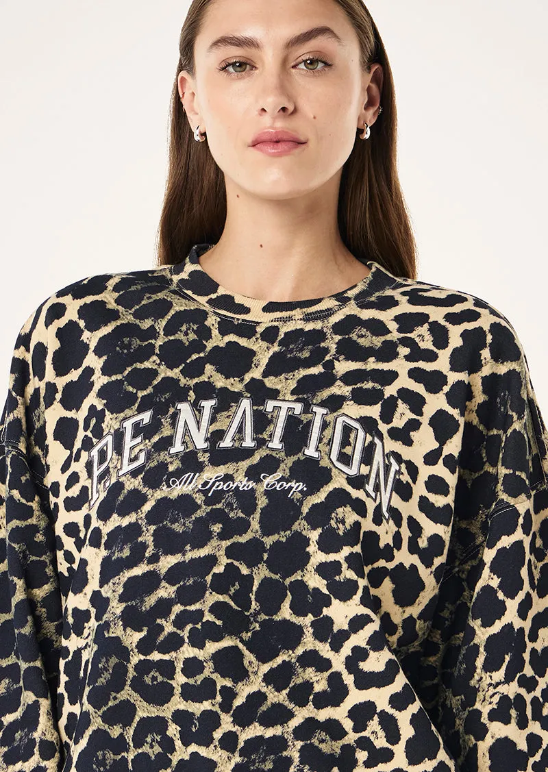 HERITAGE SWEAT IN LEOPARD sold by P.E Nation product image thumbnail 2