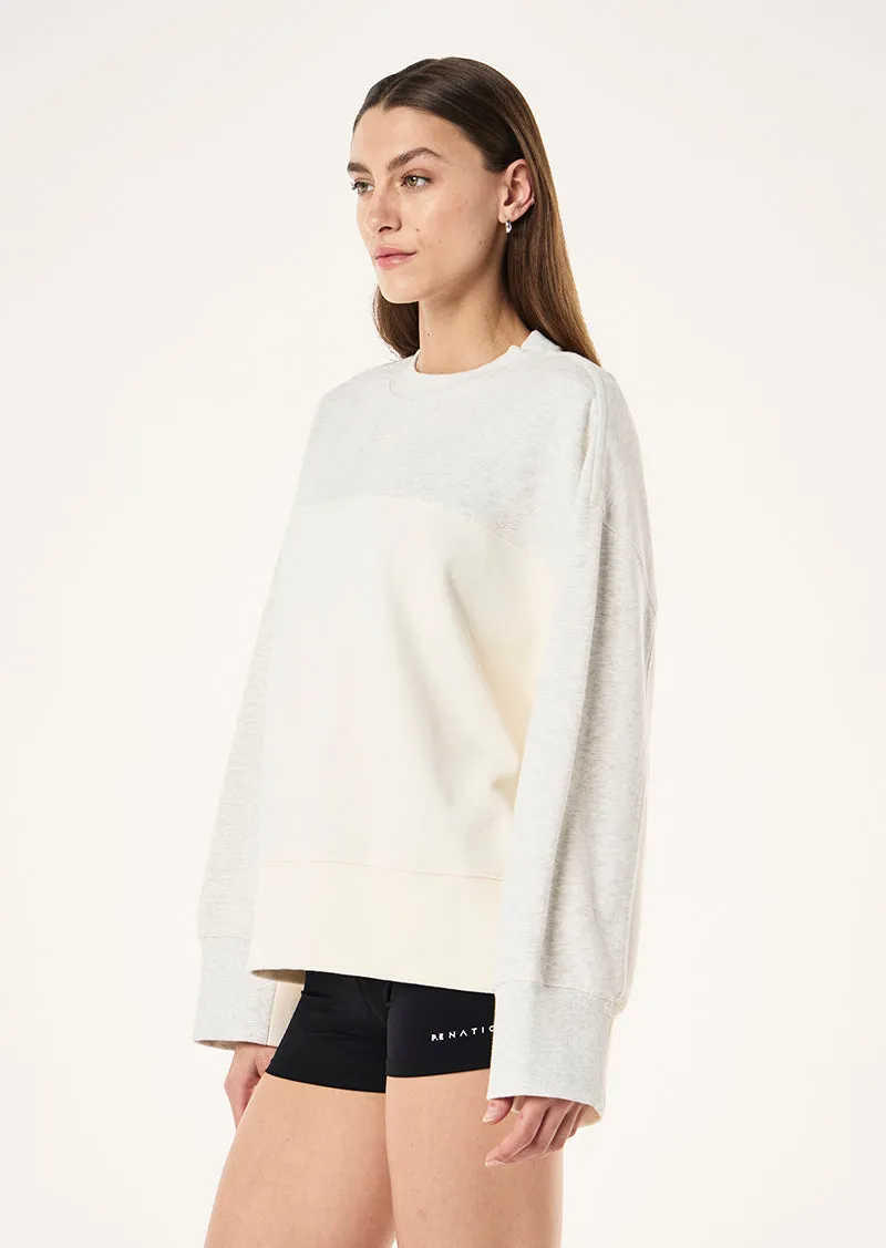 CLUB SWEAT IN WHISPER WHITE sold by P.E Nation product image thumbnail 3