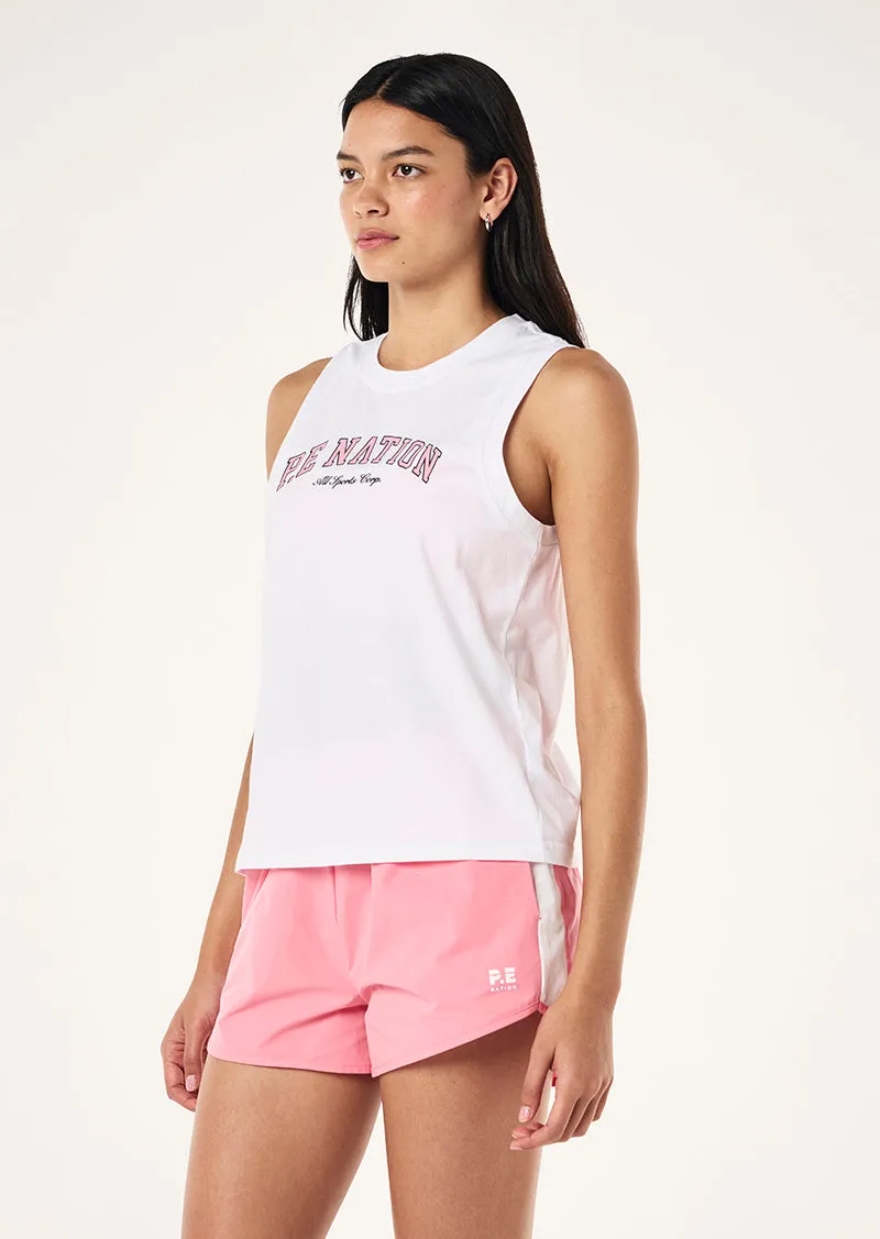 AREA TANK IN OPTIC WHITE sold by P.E Nation product image thumbnail 3