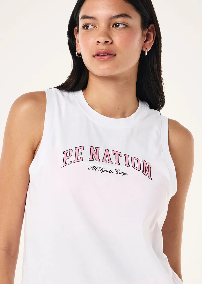 AREA TANK IN OPTIC WHITE sold by P.E Nation product image thumbnail 2