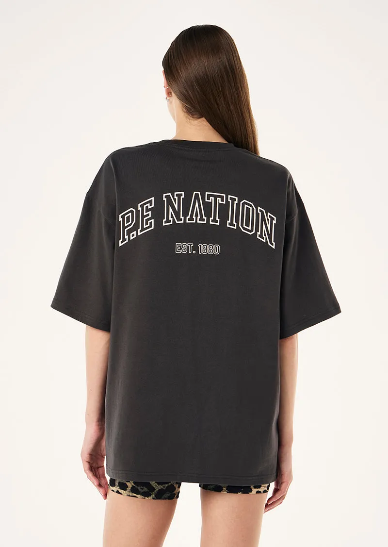 OVERLAND TEE IN SMOKESTONE sold by P.E Nation product image thumbnail 2