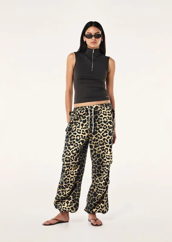 DISCOVERY COTTON PANT IN LEOPARD sold by P.E Nation