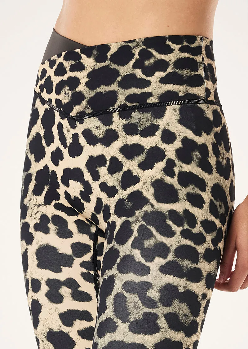 WANDER FULL LENGTH LEGGING IN LEOPARD & SMOKESTONE sold by P.E Nation product image thumbnail 3