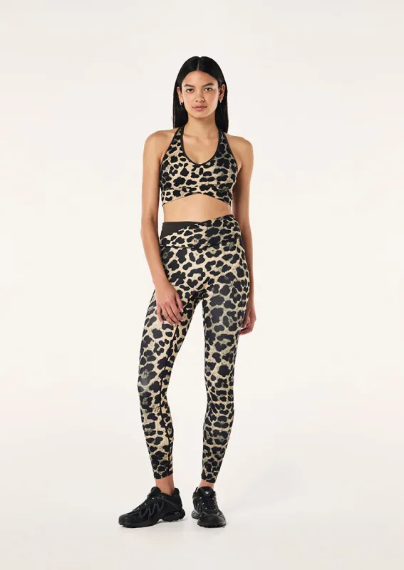 WANDER FULL LENGTH LEGGING IN LEOPARD & SMOKESTONE sold by P.E Nation