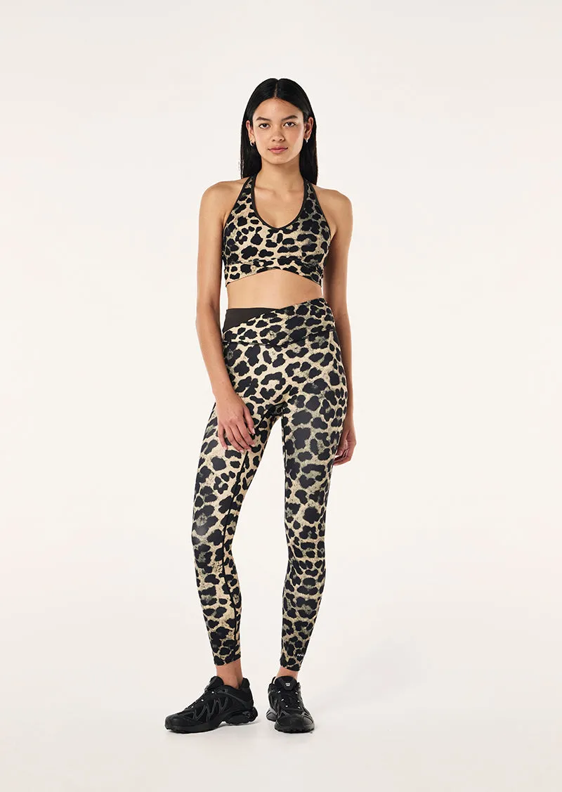 WANDER FULL LENGTH LEGGING IN LEOPARD & SMOKESTONE sold by P.E Nation