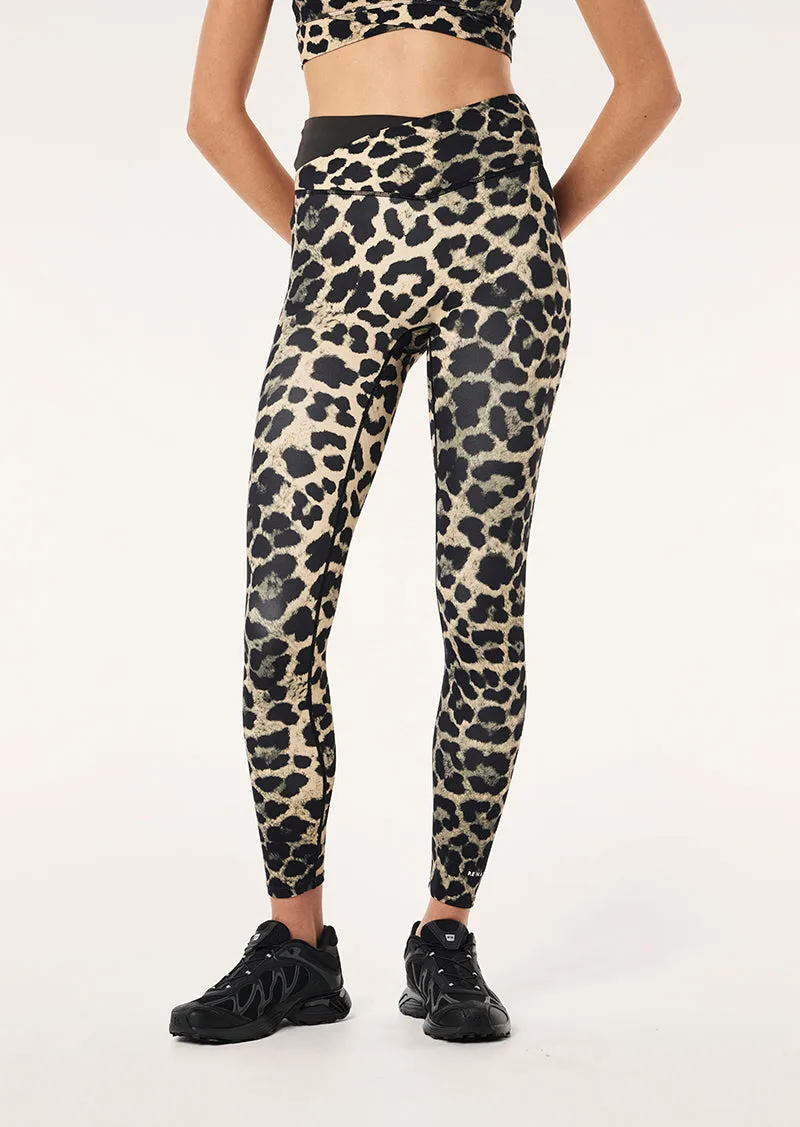 WANDER FULL LENGTH LEGGING IN LEOPARD & SMOKESTONE sold by P.E Nation product image thumbnail 4