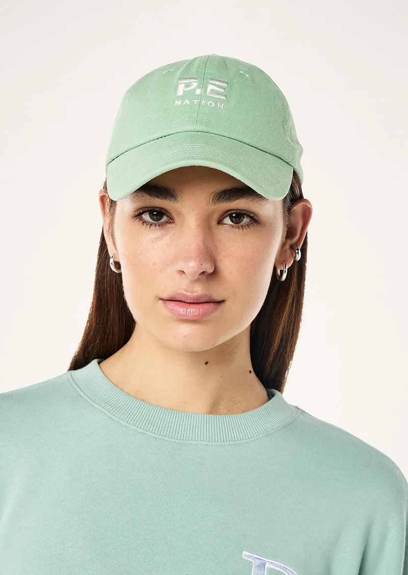 HEADS UP CAP IN BASIL sold by P.E Nation