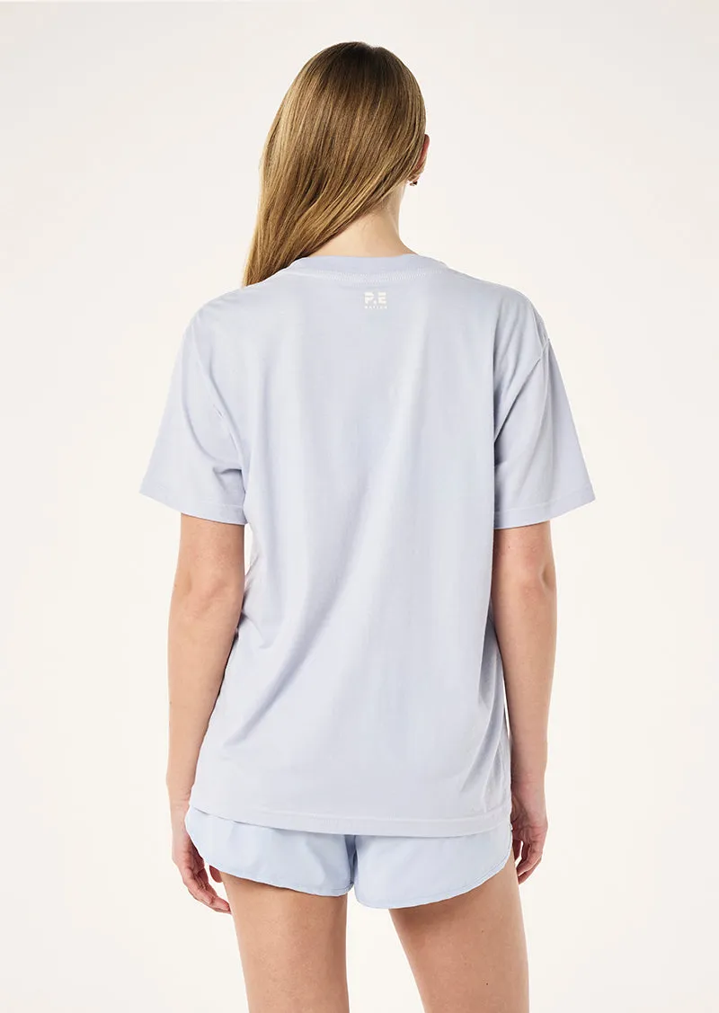 SHIFT TEE IN HEATHER BLUE sold by P.E Nation product image thumbnail 4