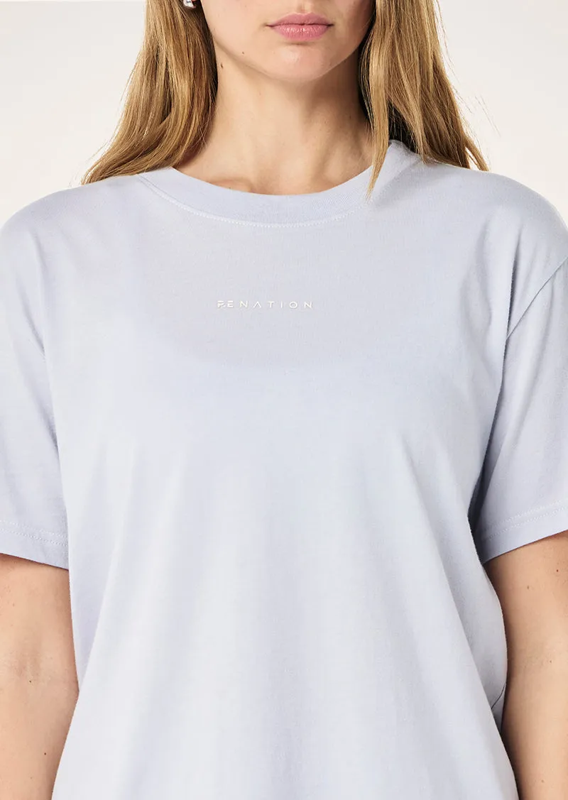 SHIFT TEE IN HEATHER BLUE sold by P.E Nation product image thumbnail 2