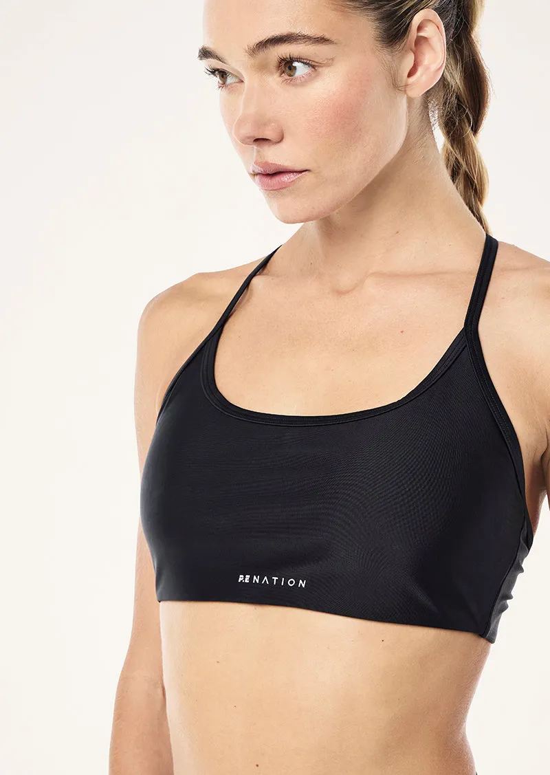 FAIRMONT SPORTS BRA IN BLACK sold by P.E Nation product image thumbnail 3