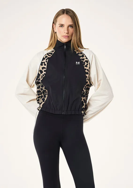 VENTURE JACKET IN BLACK & LEOPARD sold by P.E Nation