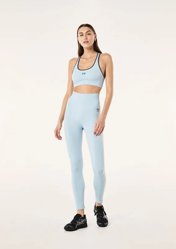 RESTORE SEAMLESS LEGGING IN ICE BLUE sold by P.E Nation