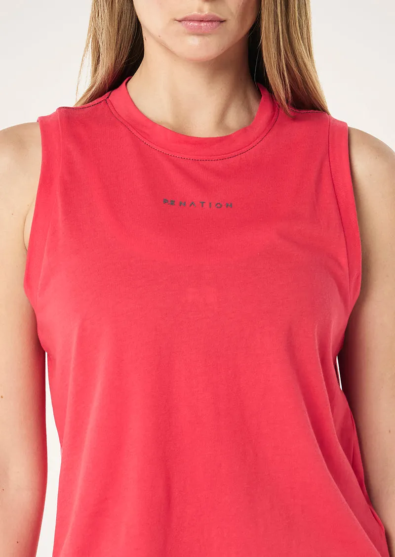 SHIFT TANK IN STRAWBERRY sold by P.E Nation product image thumbnail 2
