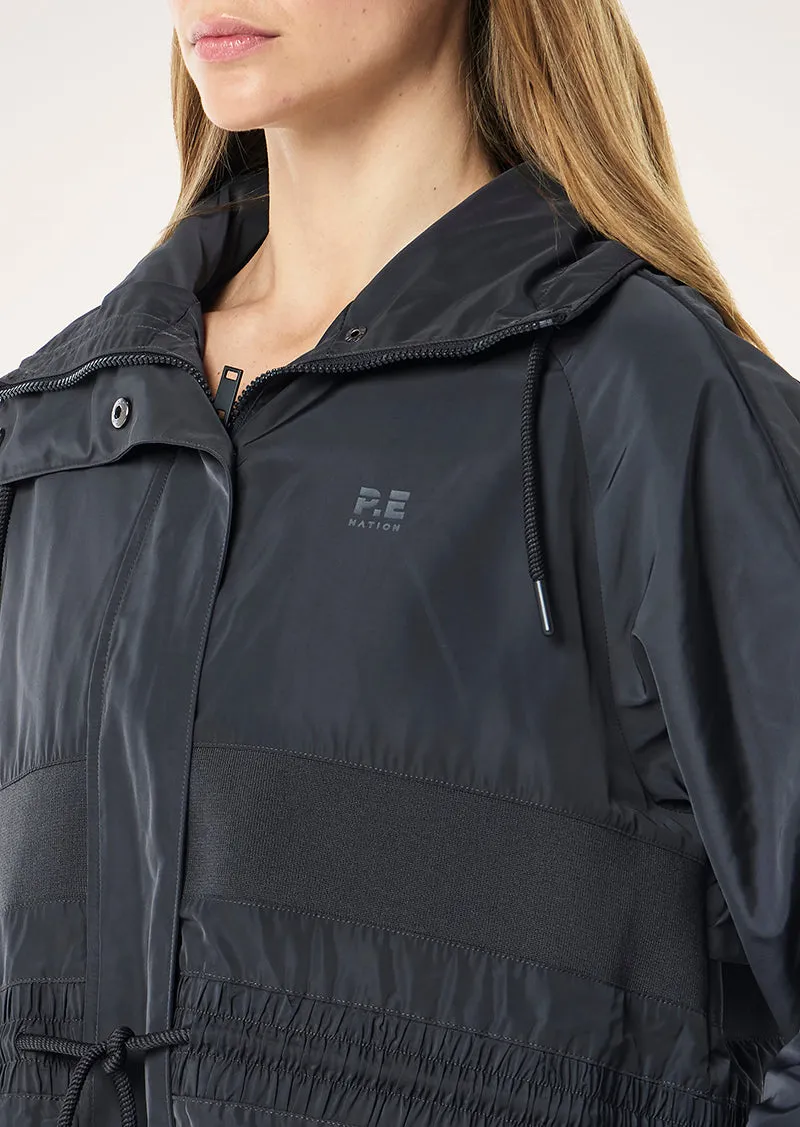 MID-LENGTH MAN DOWN JACKET IN MARINE BLUE sold by P.E Nation product image thumbnail 2