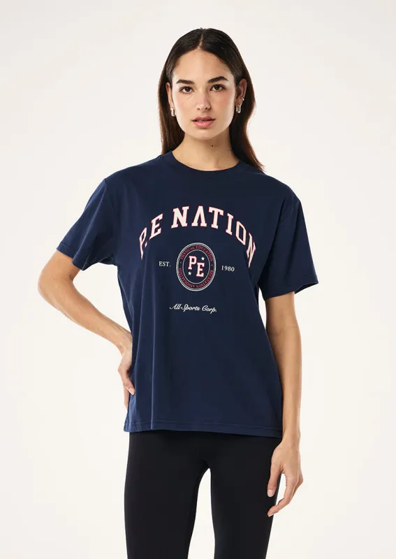 LIBERTY TEE IN DARK NAVY made by P.E Nation