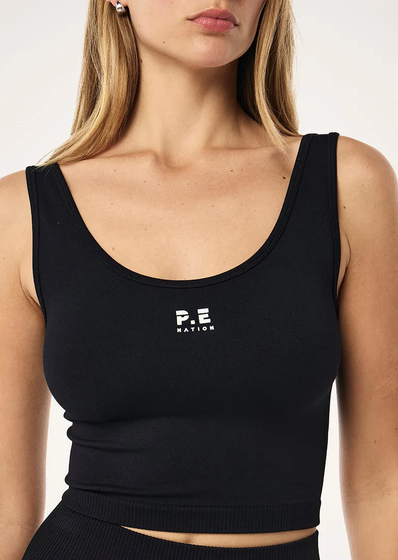 RESTORE SEAMLESS SCOOP TANK IN BLACK sold by P.E Nation product image thumbnail 2