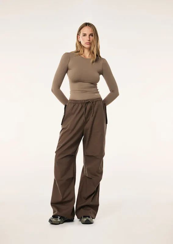 DISCOVERY COTTON PANT IN WALNUT sold by P.E Nation