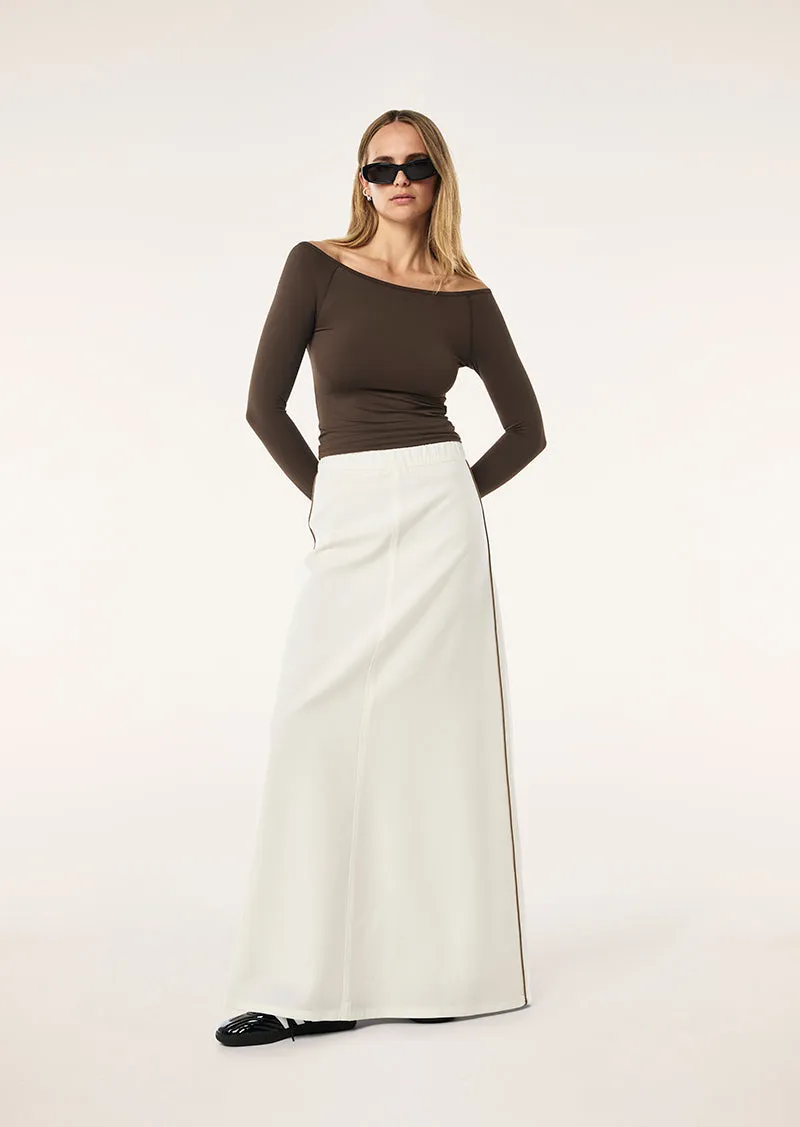 RESIDENCY SKIRT IN WHISPER WHITE sold by P.E Nation