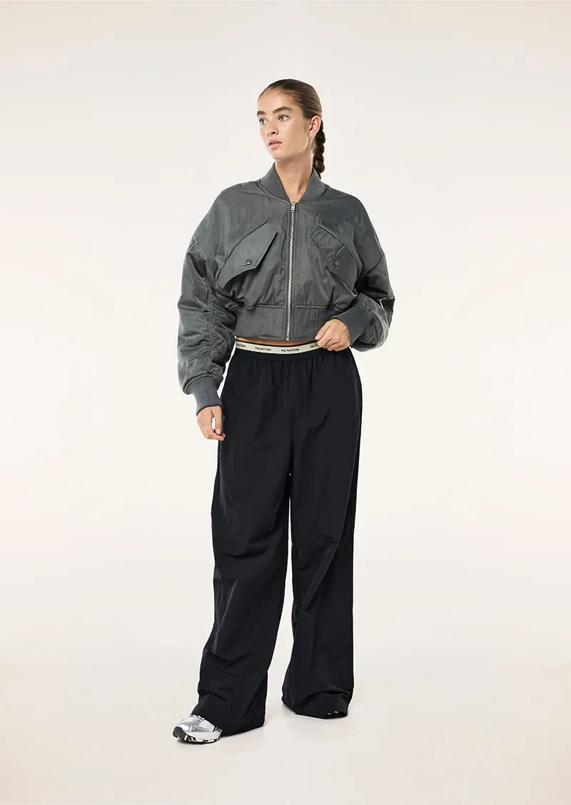 CAPTIVATE BOMBER IN GUNMETAL sold by P.E Nation product image thumbnail 5
