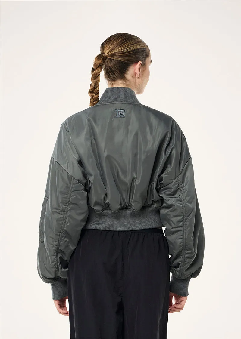 CAPTIVATE BOMBER IN GUNMETAL sold by P.E Nation product image thumbnail 4