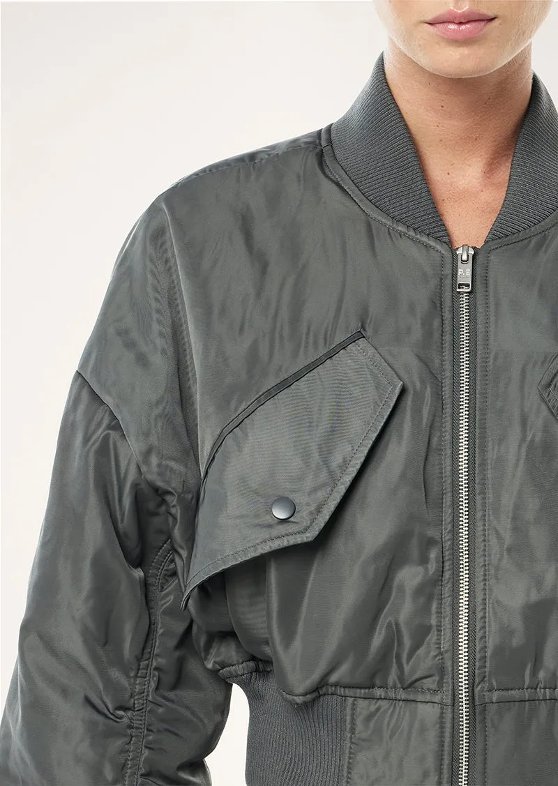 CAPTIVATE BOMBER IN GUNMETAL sold by P.E Nation product image thumbnail 2