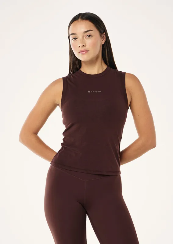 LENOX TANK IN MAHOGANY sold by P.E Nation