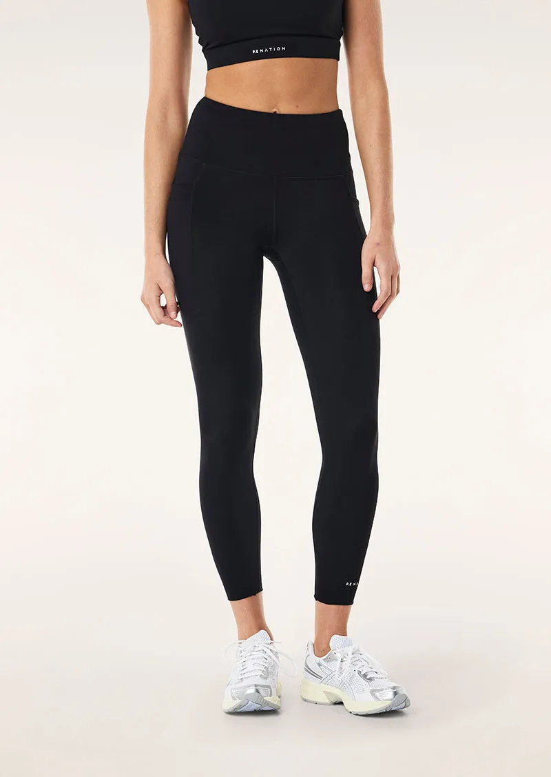 RECALIBRATE 7/8 LEGGING IN BLACK sold by P.E Nation product image thumbnail 5