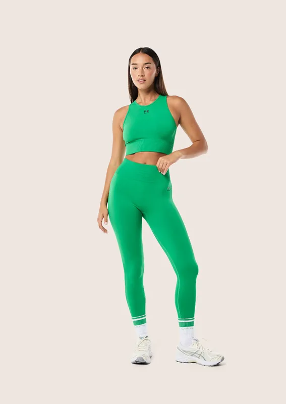 RESTORE SEAMLESS LEGGING IN KELLY GREEN sold by P.E Nation