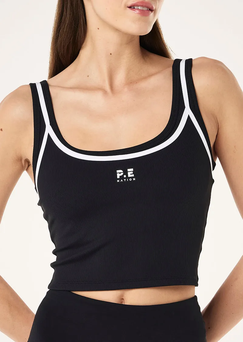 FORWARD TANK IN BLACK sold by P.E Nation product image thumbnail 2