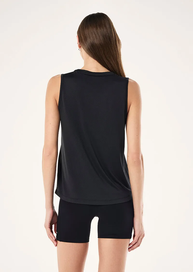 CROSSOVER TANK IN BLACK sold by P.E Nation product image thumbnail 3