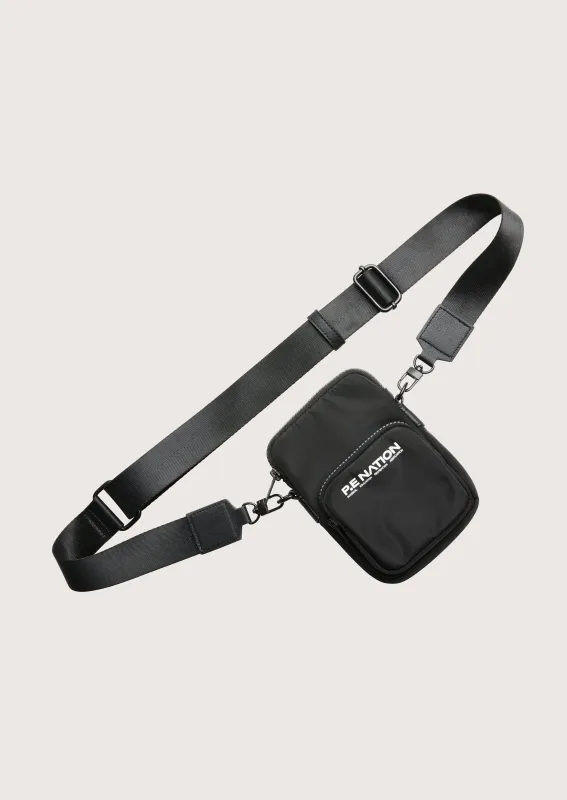 HOMAGE CROSS BODY BAG IN BLACK sold by P.E Nation