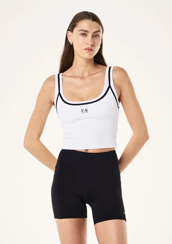 FORWARD TANK IN OPTIC WHITE sold by P.E Nation