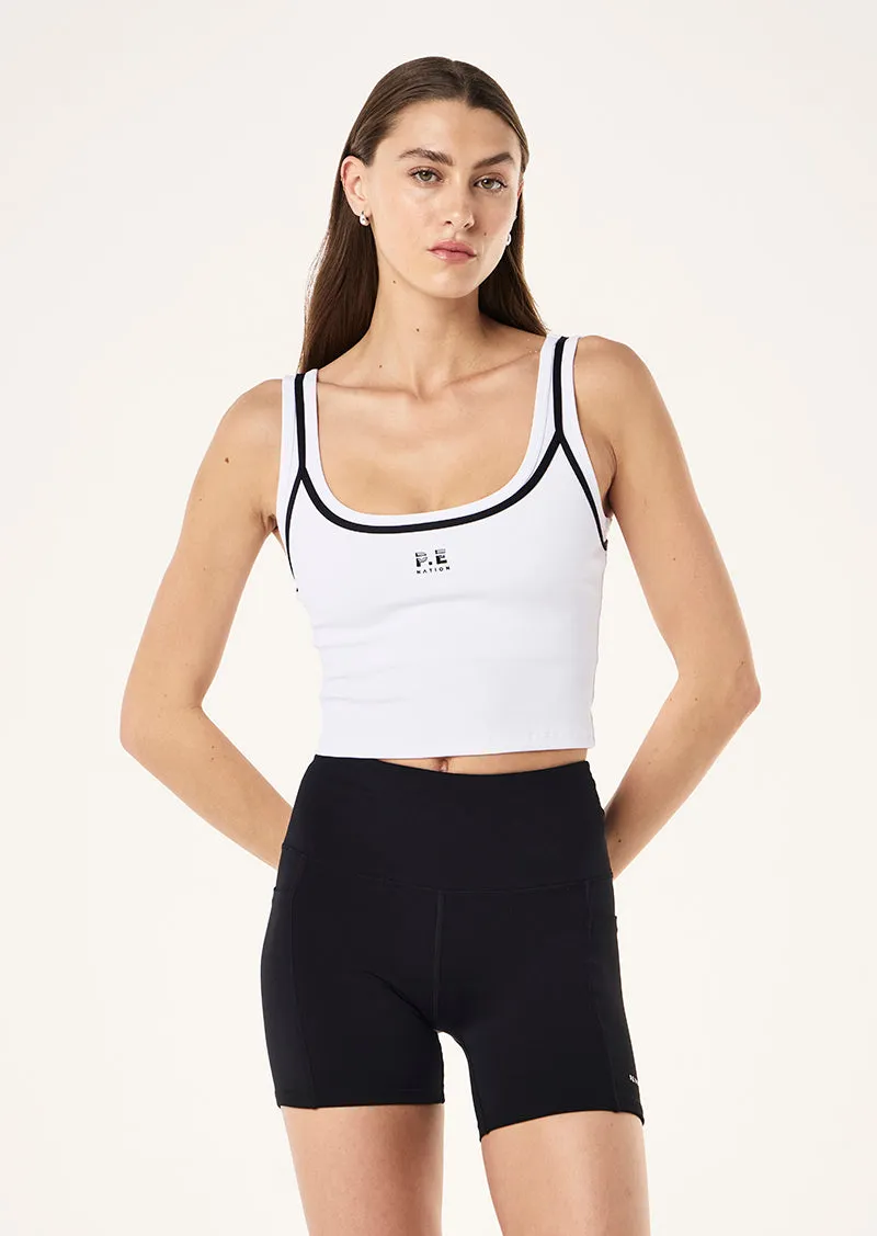 FORWARD TANK IN OPTIC WHITE sold by P.E Nation