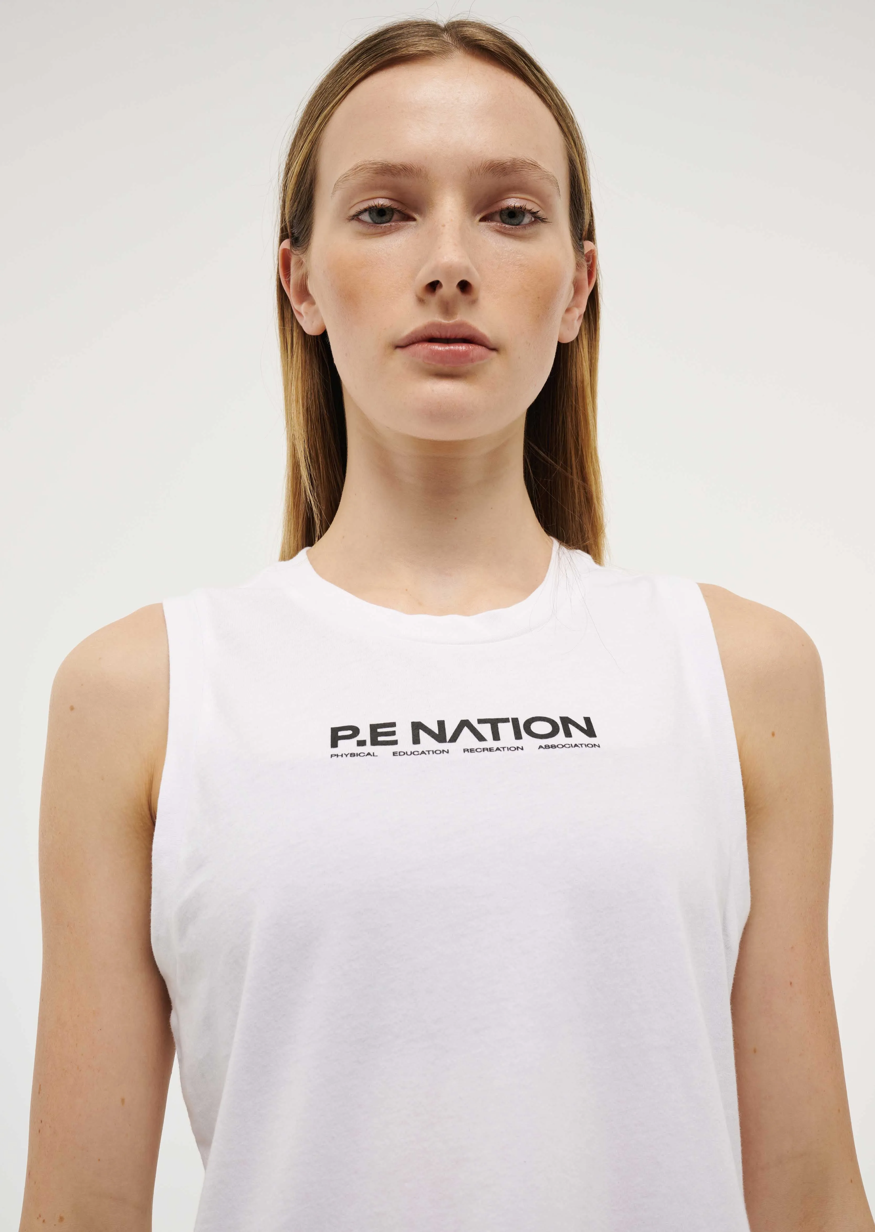 SHUFFLE TANK IN OPTIC WHITE sold by P.E Nation product image thumbnail 2