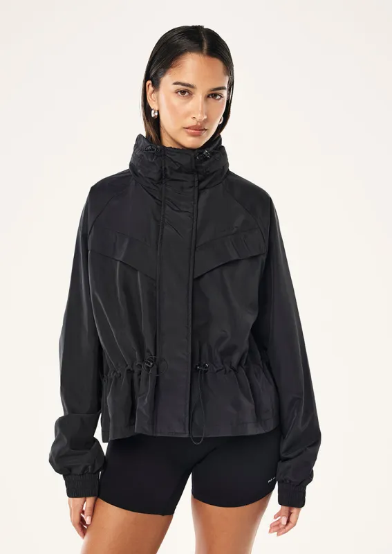 SHELTER JACKET IN BLACK sold by P.E Nation
