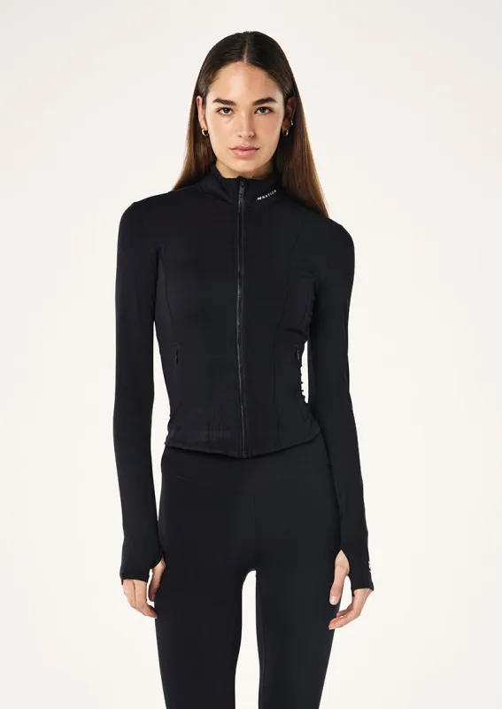 BREAKTHROUGH JACKET IN BLACK sold by P.E Nation