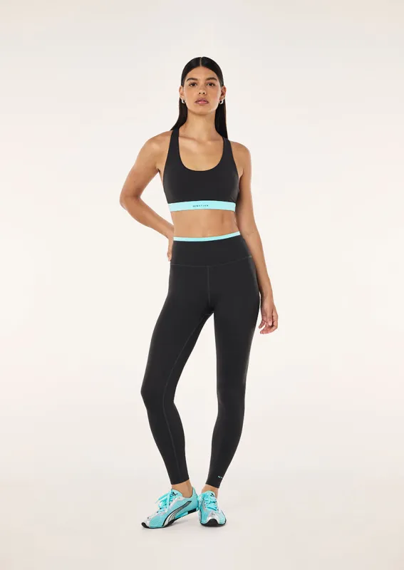 VITA FULL LENGTH LEGGING IN SMOKESTONE & AQUA sold by P.E Nation