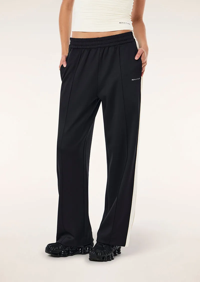 MAN DOWN TRACKPANT IN BLACK & WHISPER WHITE sold by P.E Nation product image thumbnail 3