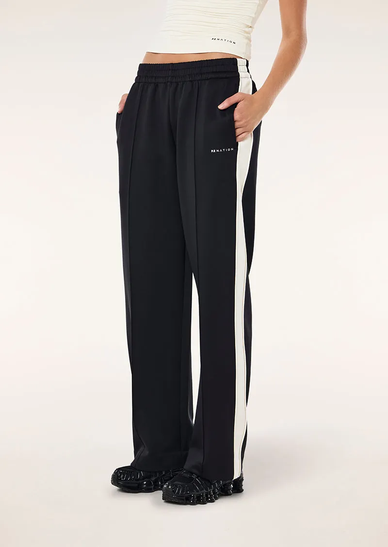 MAN DOWN TRACKPANT IN BLACK & WHISPER WHITE sold by P.E Nation product image thumbnail 4