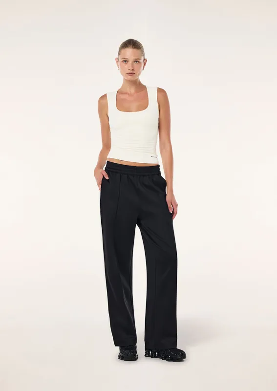 MAN DOWN TRACKPANT IN BLACK & WHISPER WHITE sold by P.E Nation