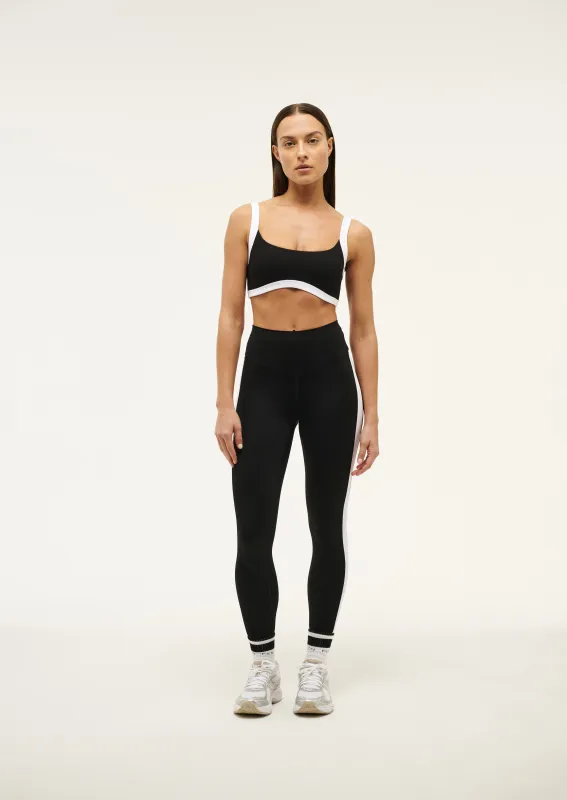 FREE PLAY 2 FULL LENGTH LEGGING IN BLACK & OPTIC WHITE sold by P.E Nation