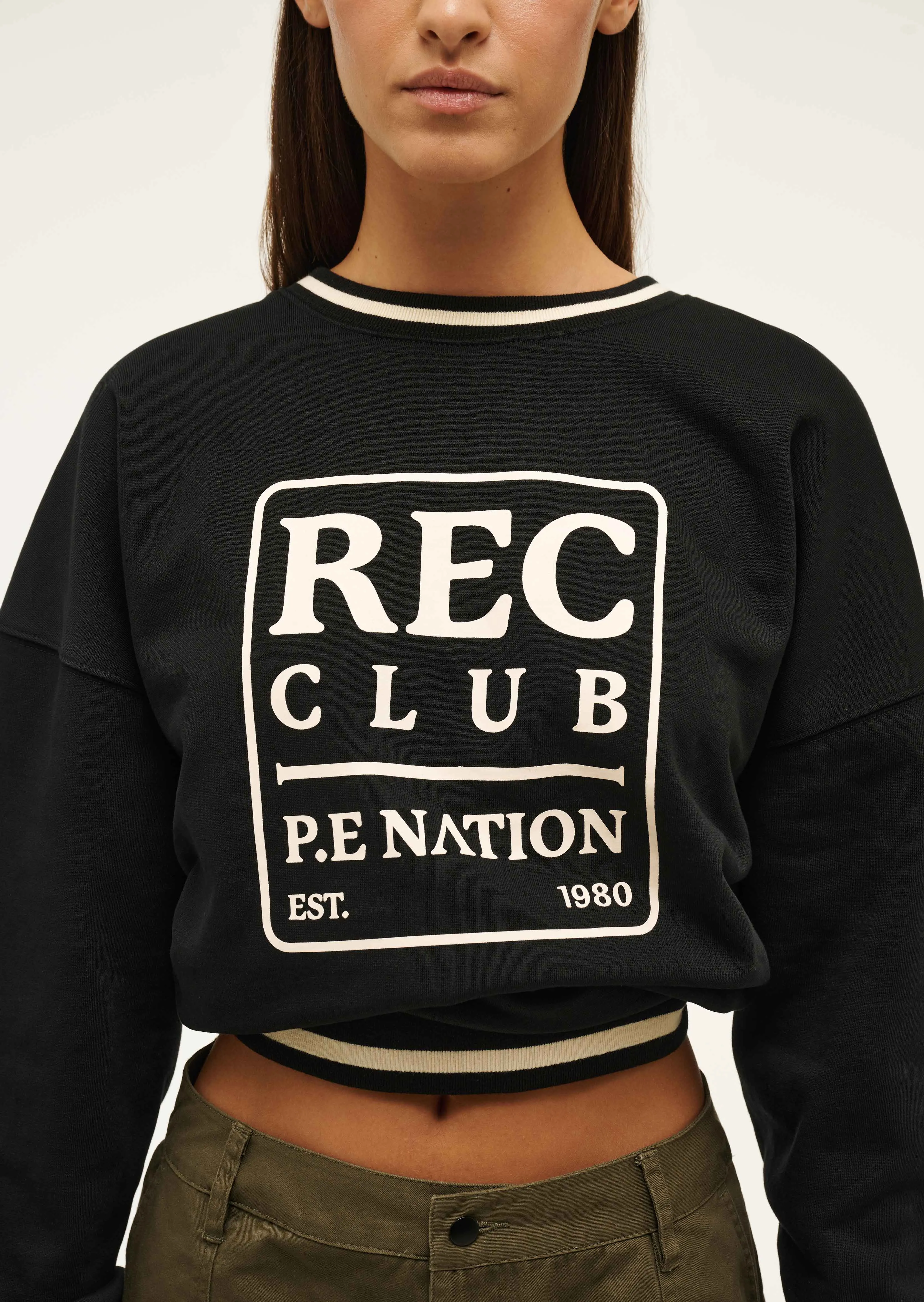 ICON SWEAT IN BLACK sold by P.E Nation product image thumbnail 3