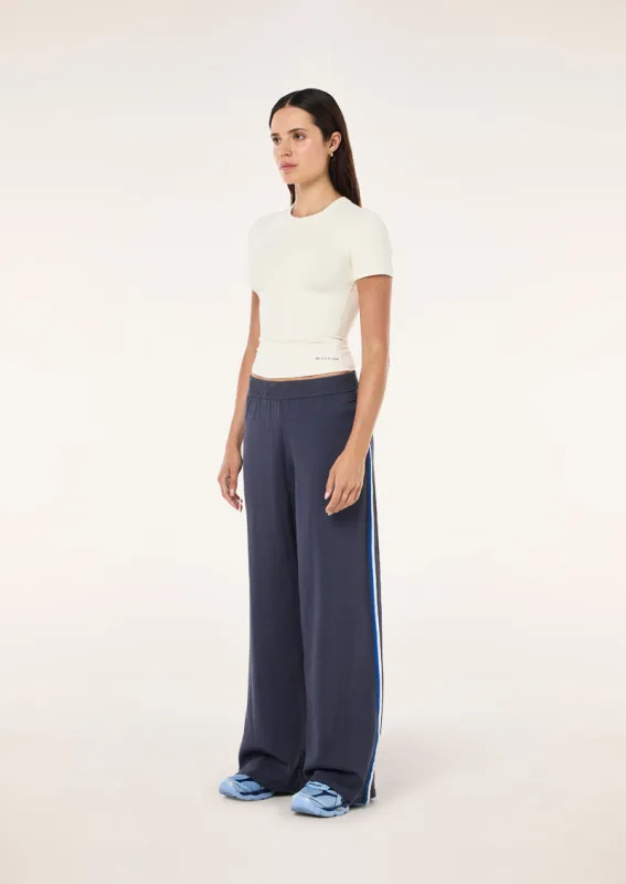 RETREAT KNIT PANT IN MARINE BLUE made by P.E Nation