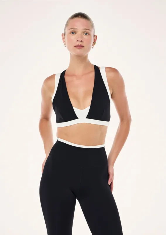 UNITY SPORTS BRA IN BLACK sold by P.E Nation