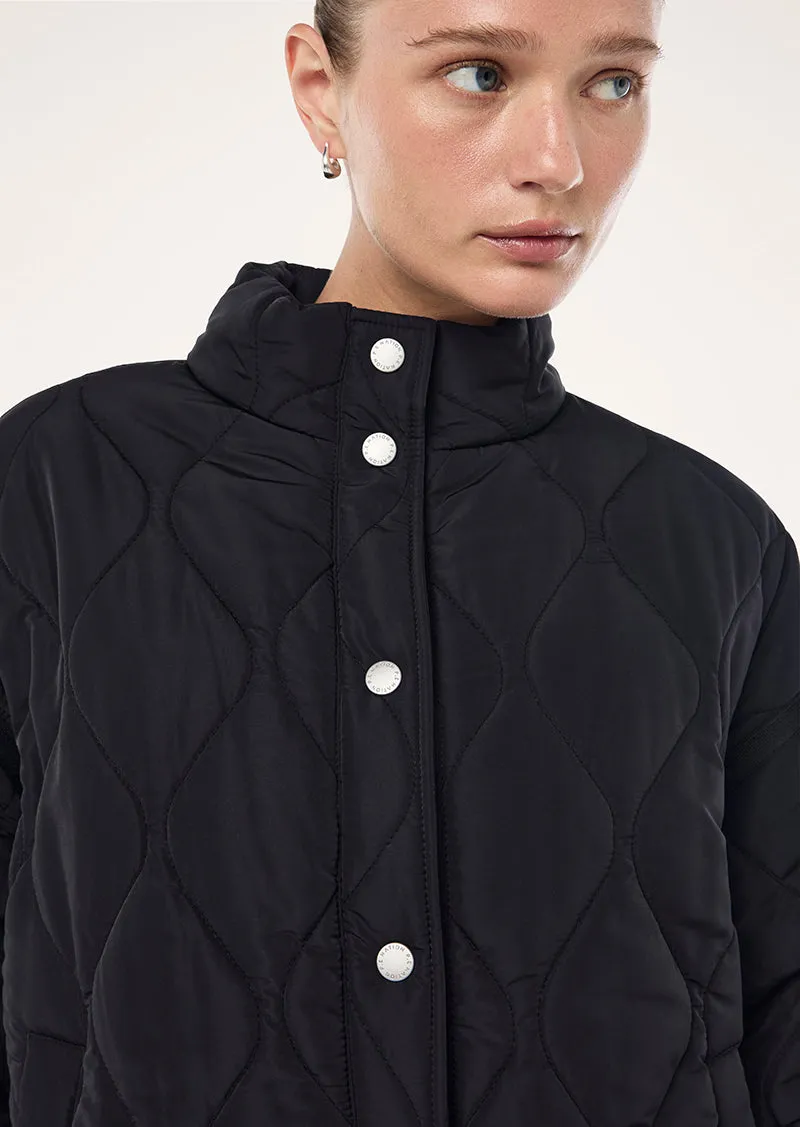 SURGE QUILT JACKET IN BLACK sold by P.E Nation product image thumbnail 3