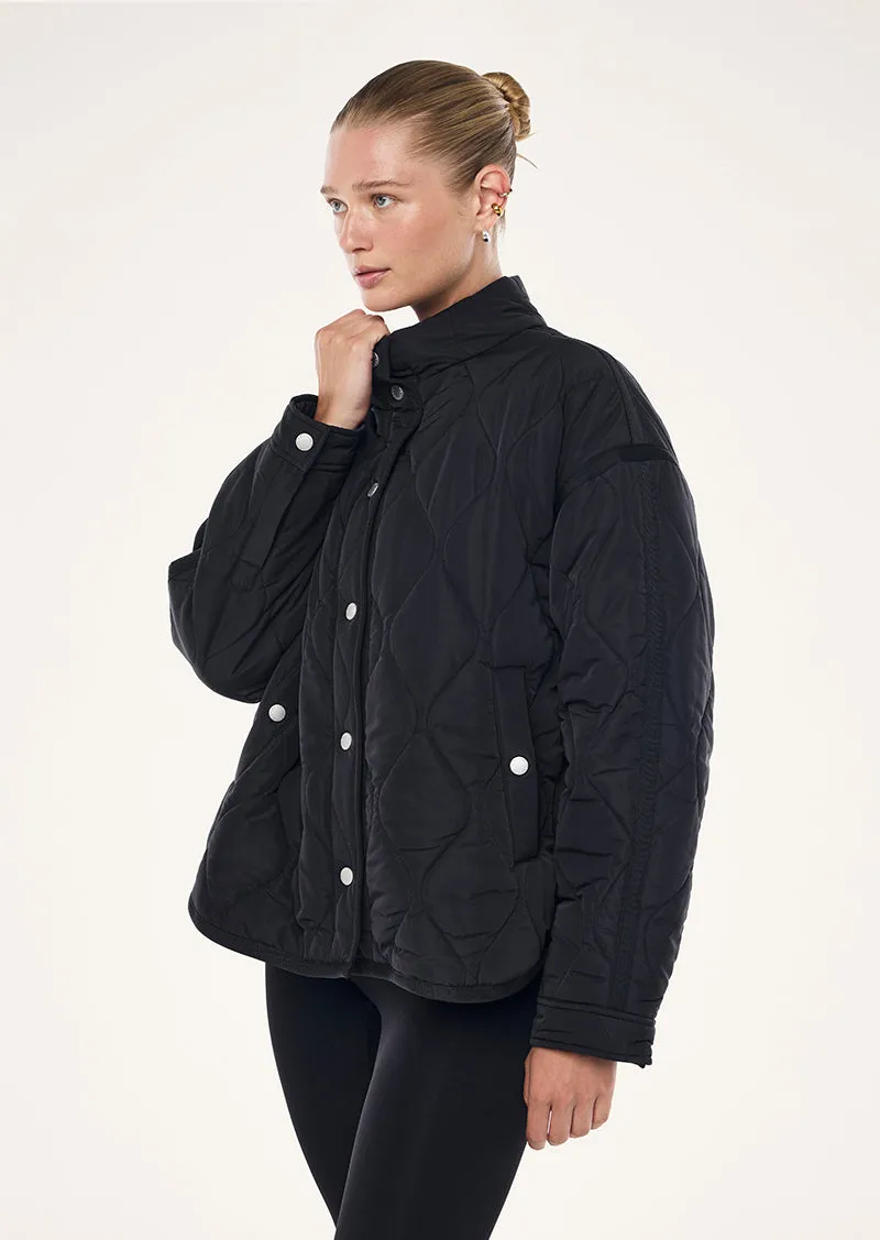 SURGE QUILT JACKET IN BLACK sold by P.E Nation product image thumbnail 5