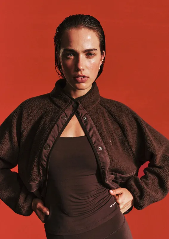 TECHNIQUE JACKET IN COFFEE made by P.E Nation