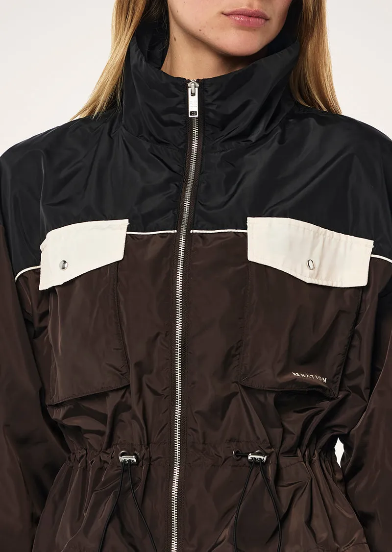 FRONTIER JACKET IN ESPRESSO sold by P.E Nation product image thumbnail 2